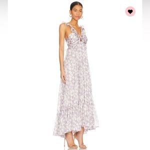 Sabina Musayev Astrid Dress in Lilac Print (Size Medium)